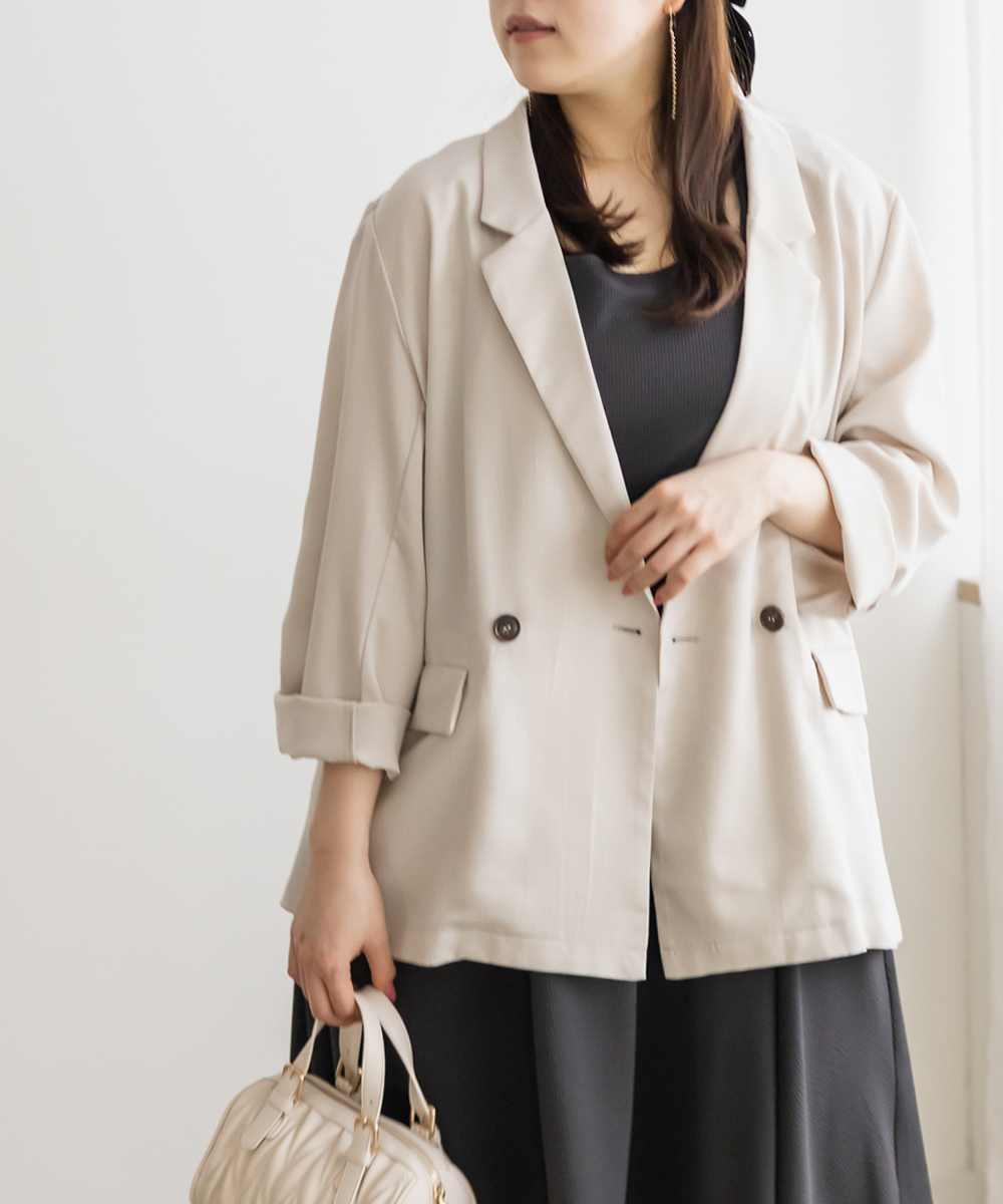 オーバーシルエットテーラードジャケット