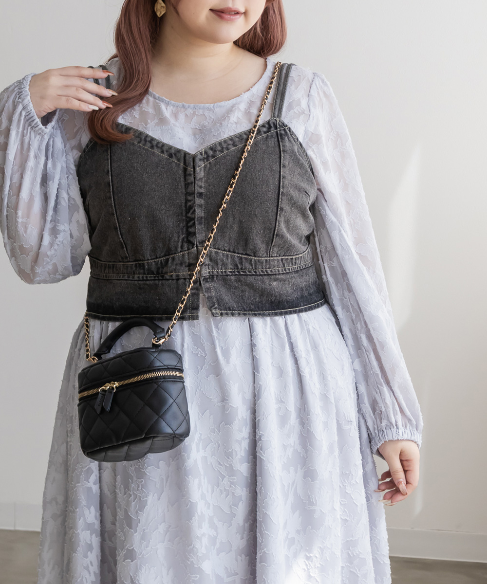 2WAYデニムビスチェ