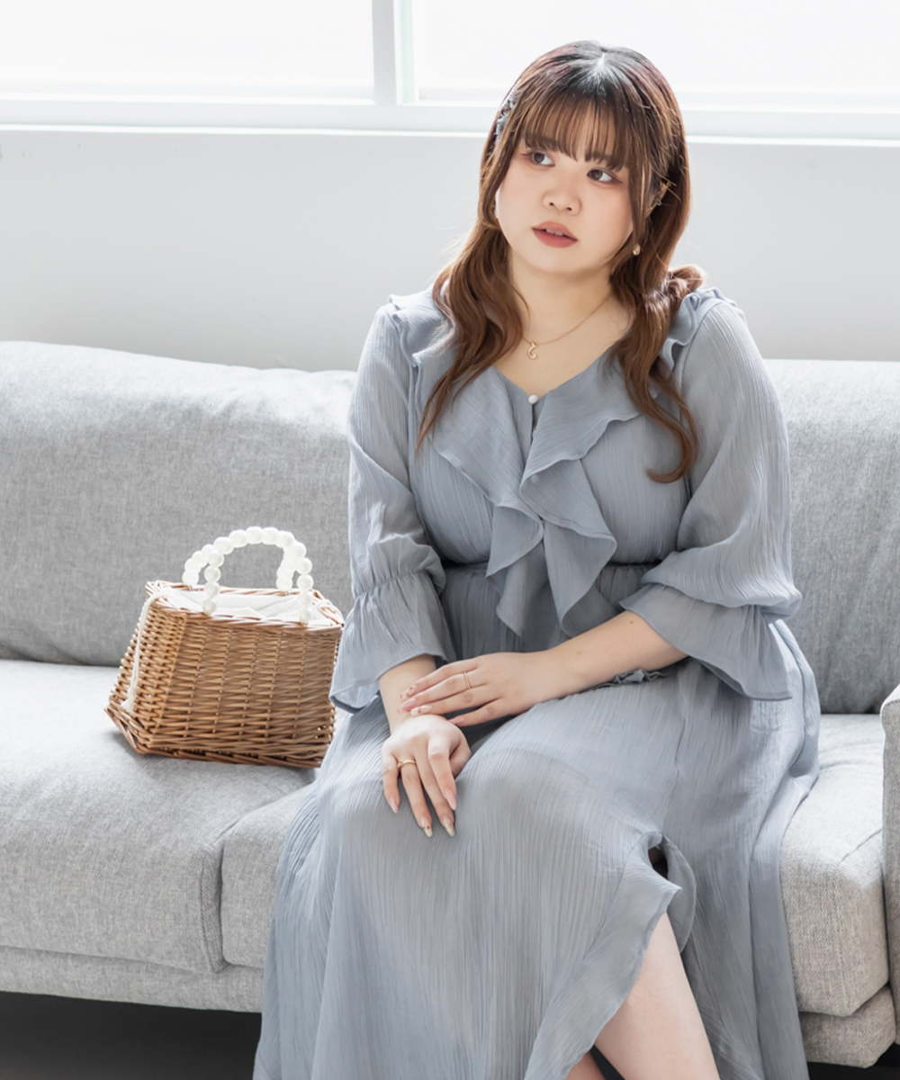 CLETTEオリジナル★ペチコート付きフリルワンピース