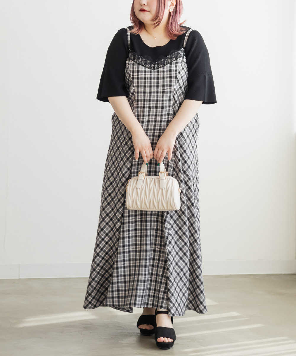 CLETTEオリジナル★レース使いキャミワンピース