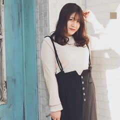 フロント刺繍配色使いリブプルオーバー4