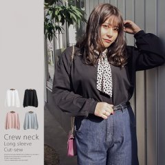 cletteオリジナル★クルーネック長袖カットソー3