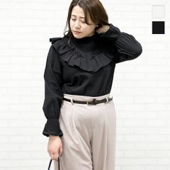 プチハイフリルブラウス4