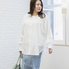 前後2WAY刺繍入りブラウス2