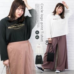 サークルロゴプリントTシャツ_4