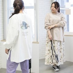 バックアートロゴプリントTシャツ4