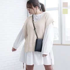 サイドストリングニットベスト_3