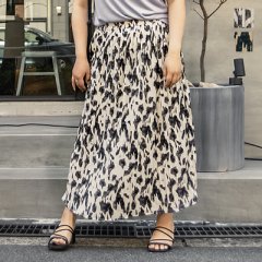 アニマル柄プリーツスカート_3