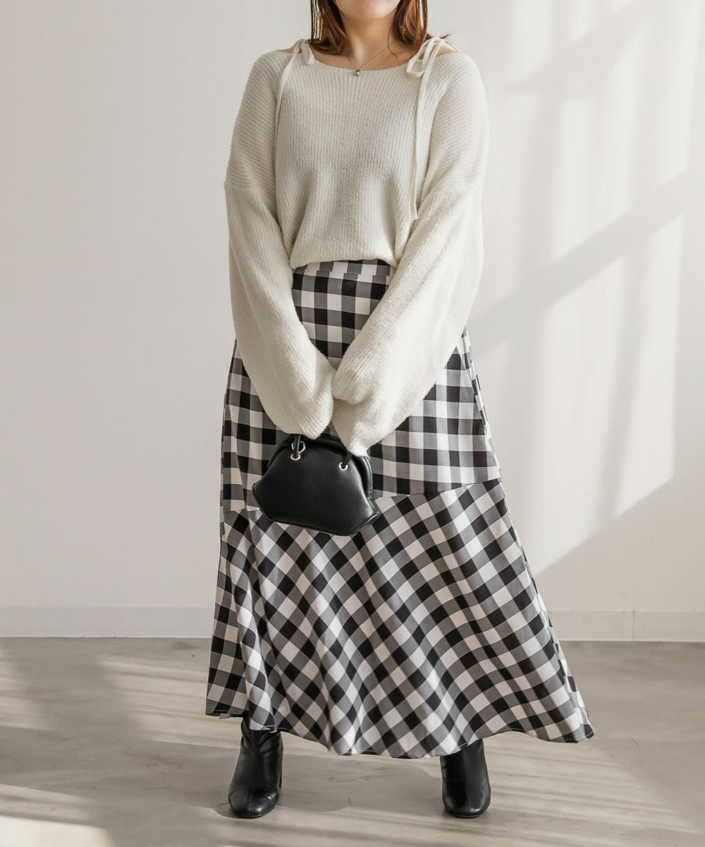CLETTEオリジナル☆ギンガムチェック柄スカート | 大きいサイズ