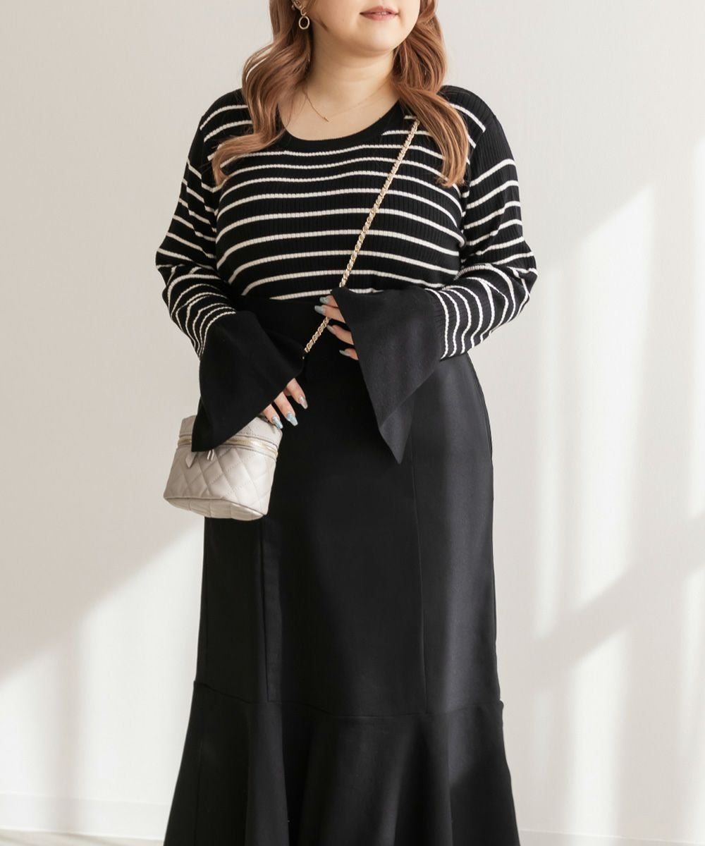 lilLilly ベルスリーブグリッタートップス lilLilly - lilLilly ベルスリーブグリッタートップスの通販 by shop