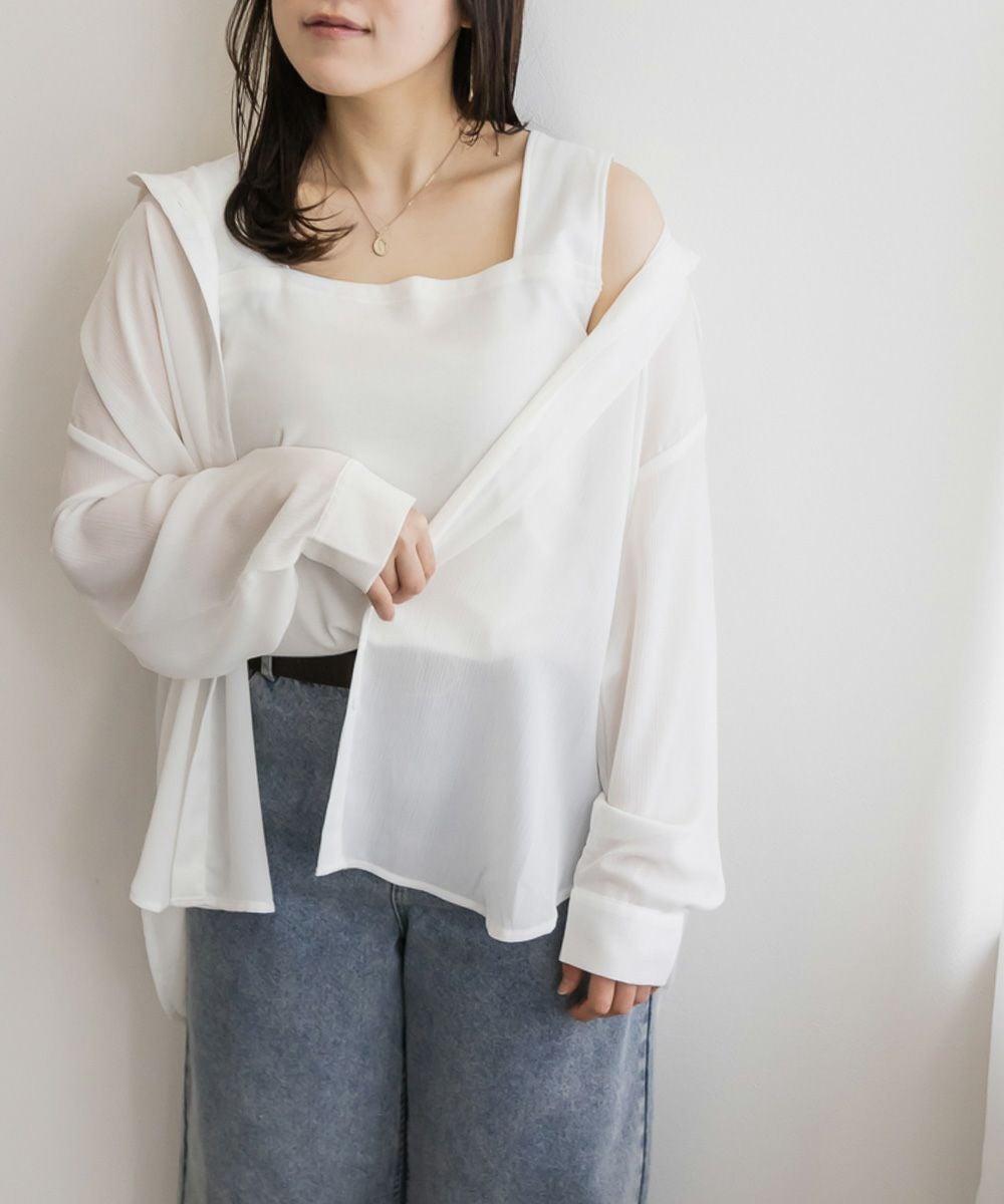 CLETTEオリジナル☆スクエアネックタンクトップ | 大きいサイズ