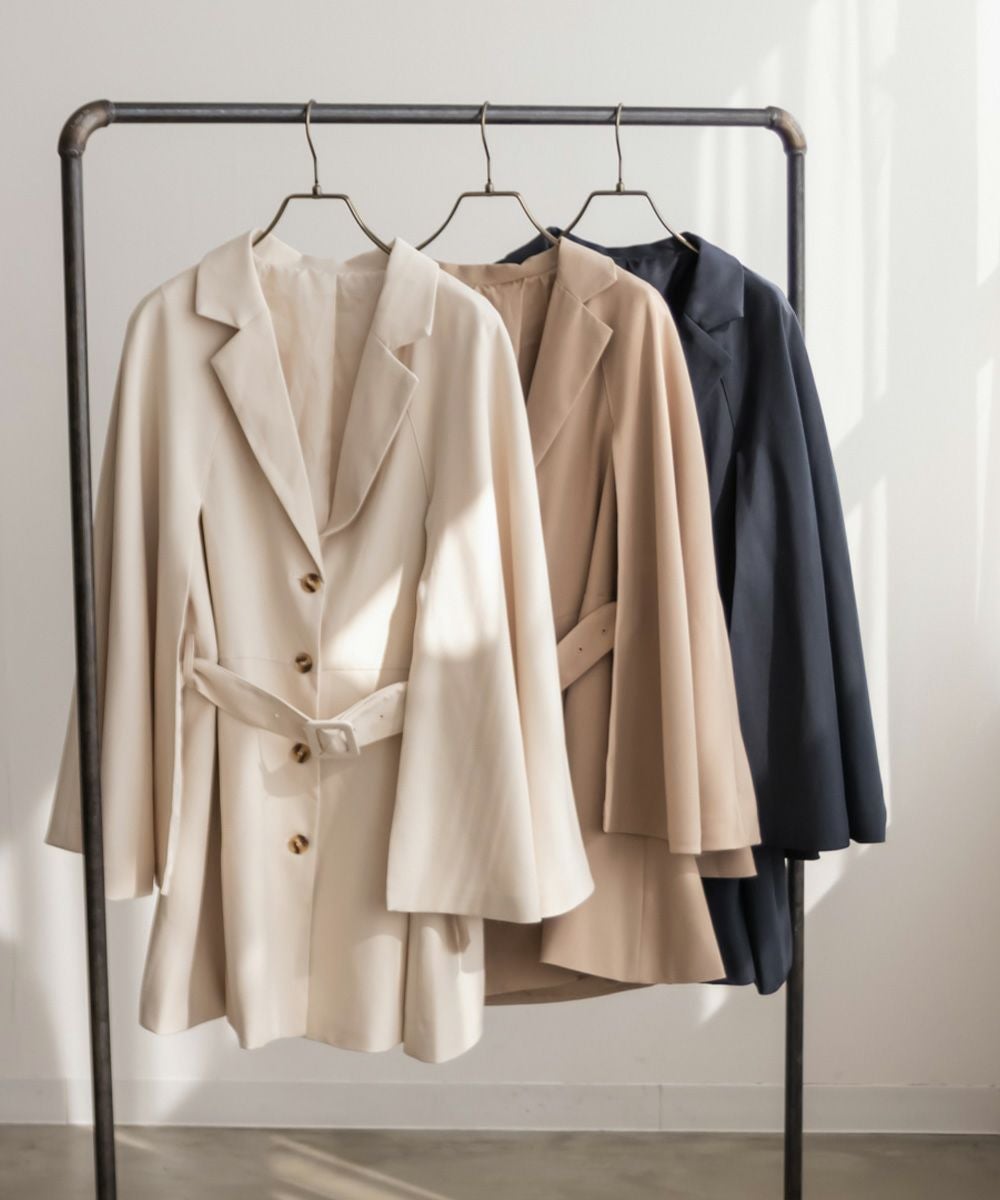 CLETTEオリジナル☆テーラードケープジャケット | 大きいサイズ