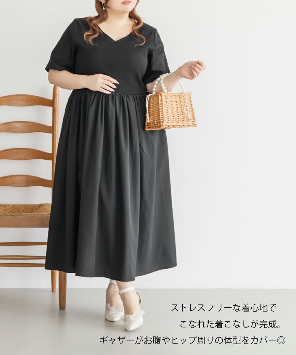 CLETTEオリジナル☆前後2WAYドッキングワンピース | 大きいサイズ