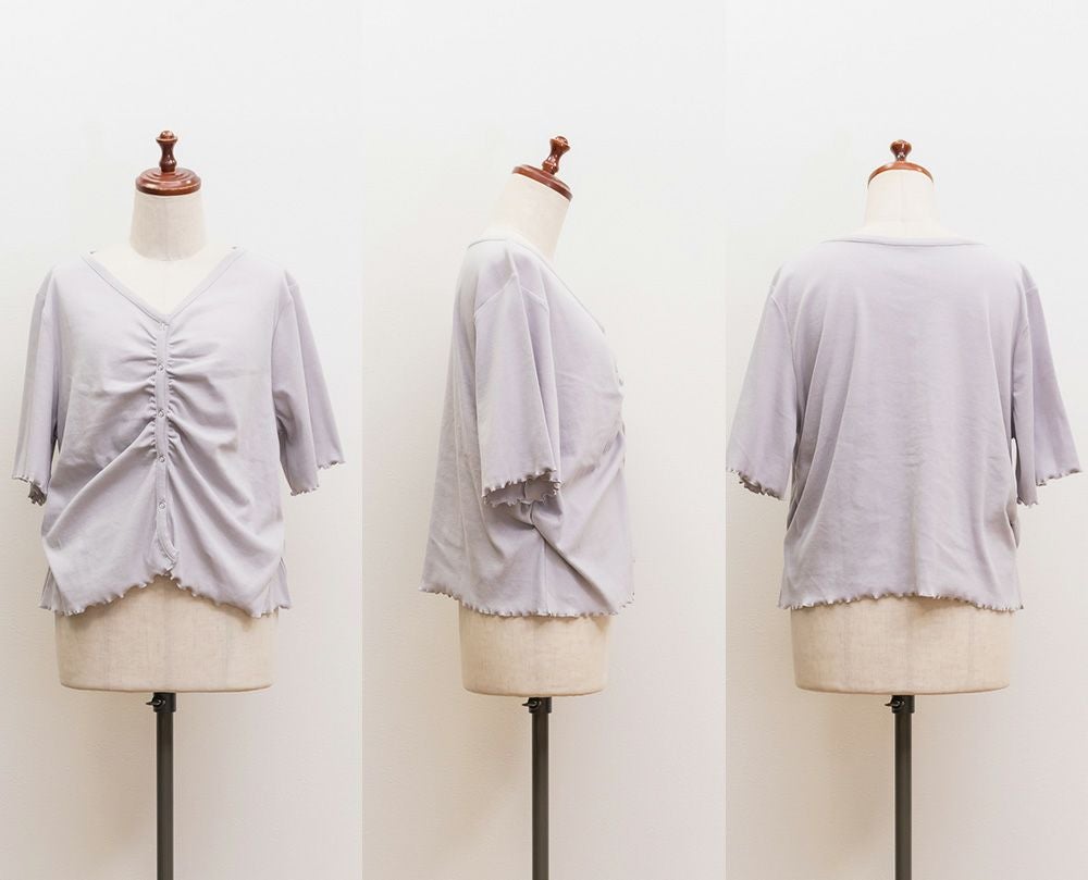 LASUD ギャザーデザインカットソー ギャザーデザインカットソー｜PETAL ONLINE（ペタルオンライン）