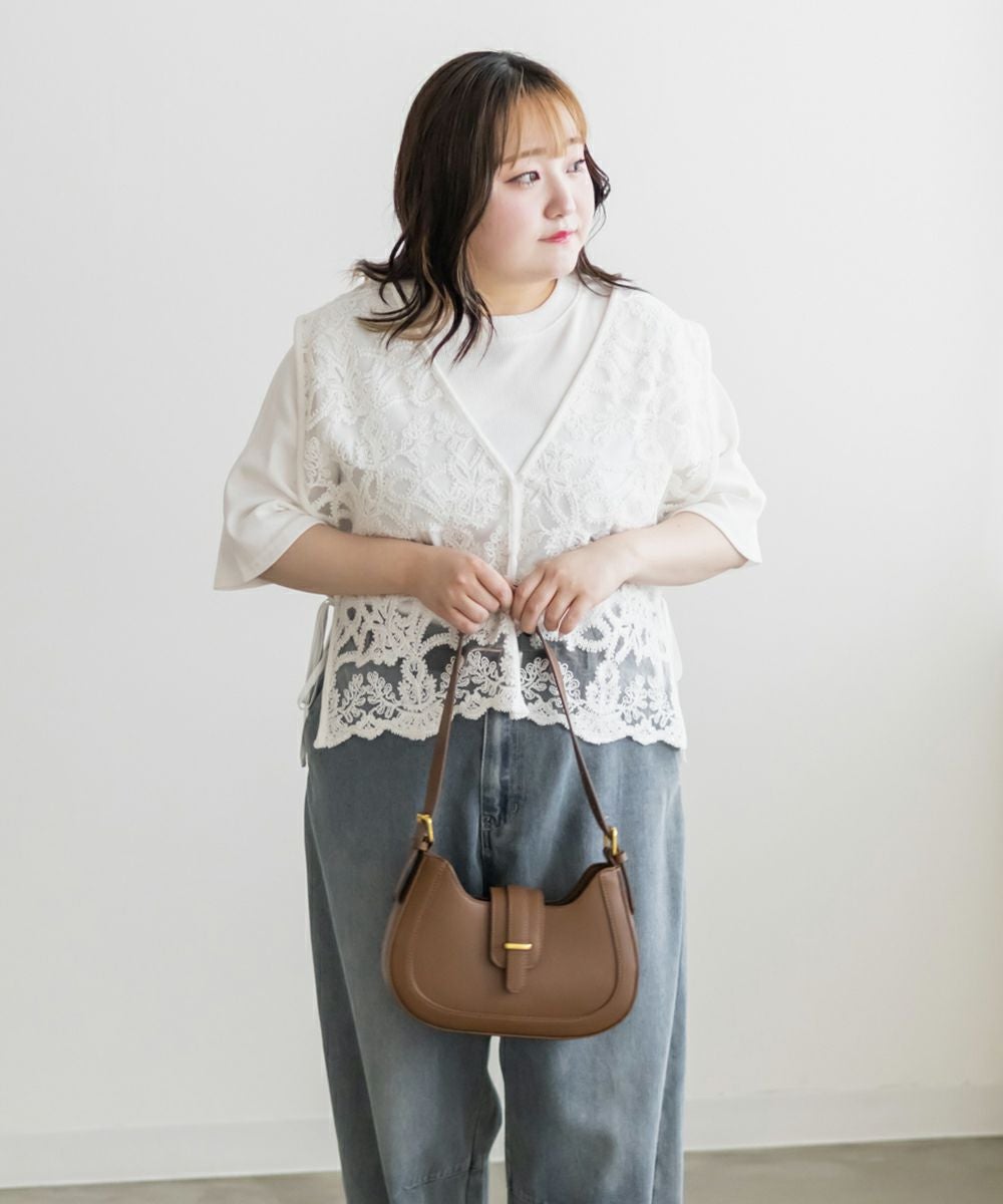 前後2WAYレースベスト | 大きいサイズ レディース専門店 CLETTE