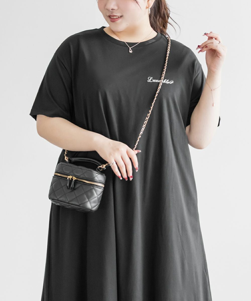 ロゴ刺繍Tシャツワンピース | 大きいサイズ レディース専門店 CLETTE