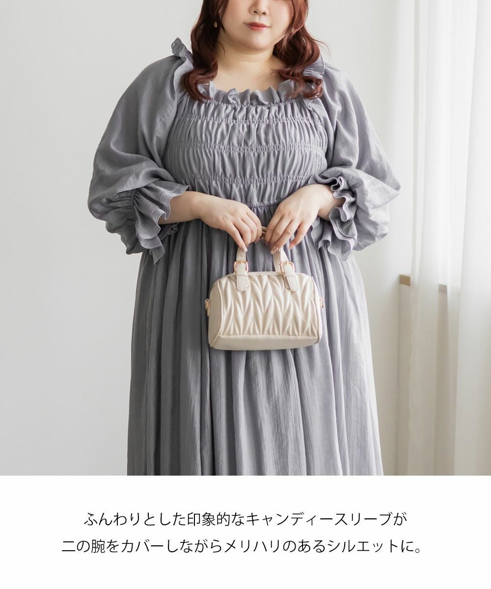 ●今期の新品●Curensology クリーミーコットンOP モカ　サイズフリー Curensology - Curensology カレンソロジー 22春夏 クリーミーコットン