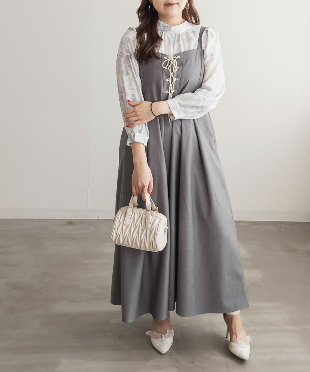 CLETTEオリジナルレースアップジャンスカワンピース | 大きいサイズ