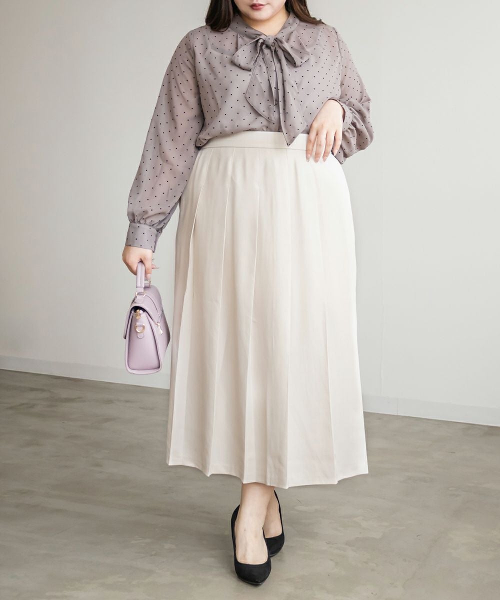 フロントプリーツスカート | 大きいサイズ レディース専門店 CLETTE