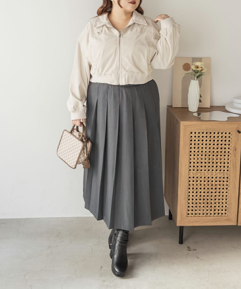 フロントプリーツスカート | 大きいサイズ レディース専門店 CLETTE