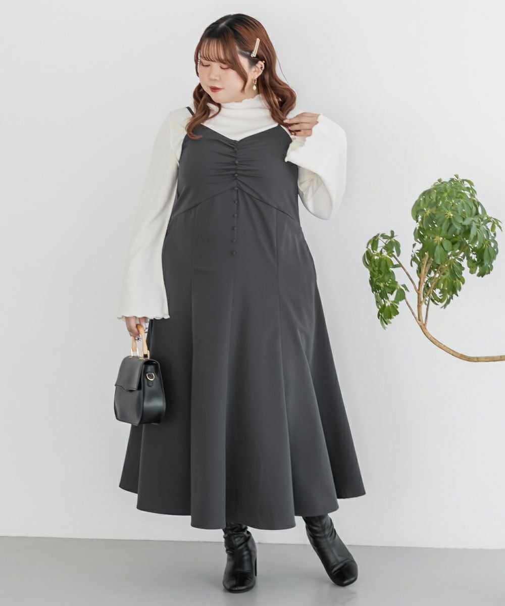 CLETTEオリジナルボレロ&キャミワンピースセット | 大きいサイズ CLETTEオリジナルボレロ&キャミワンピースセット | 大きいサイズ