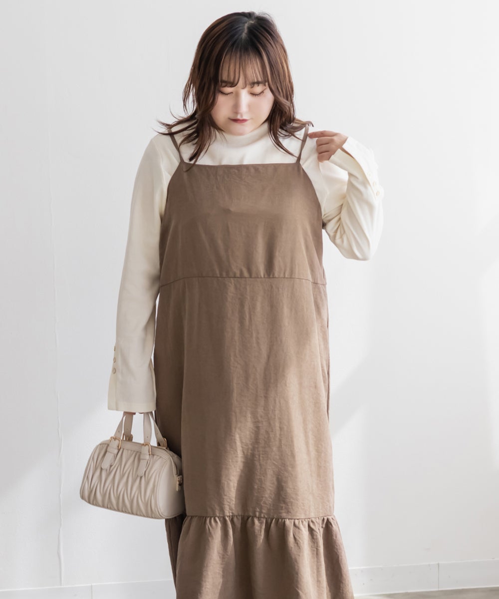 【大きいサイズ】フェンディ ズッカ柄 キャミソールワンピース ブラウン 茶 3L FENDI フェンディ ズッカ柄 キャミワンピース ブラウン サイズ 42M