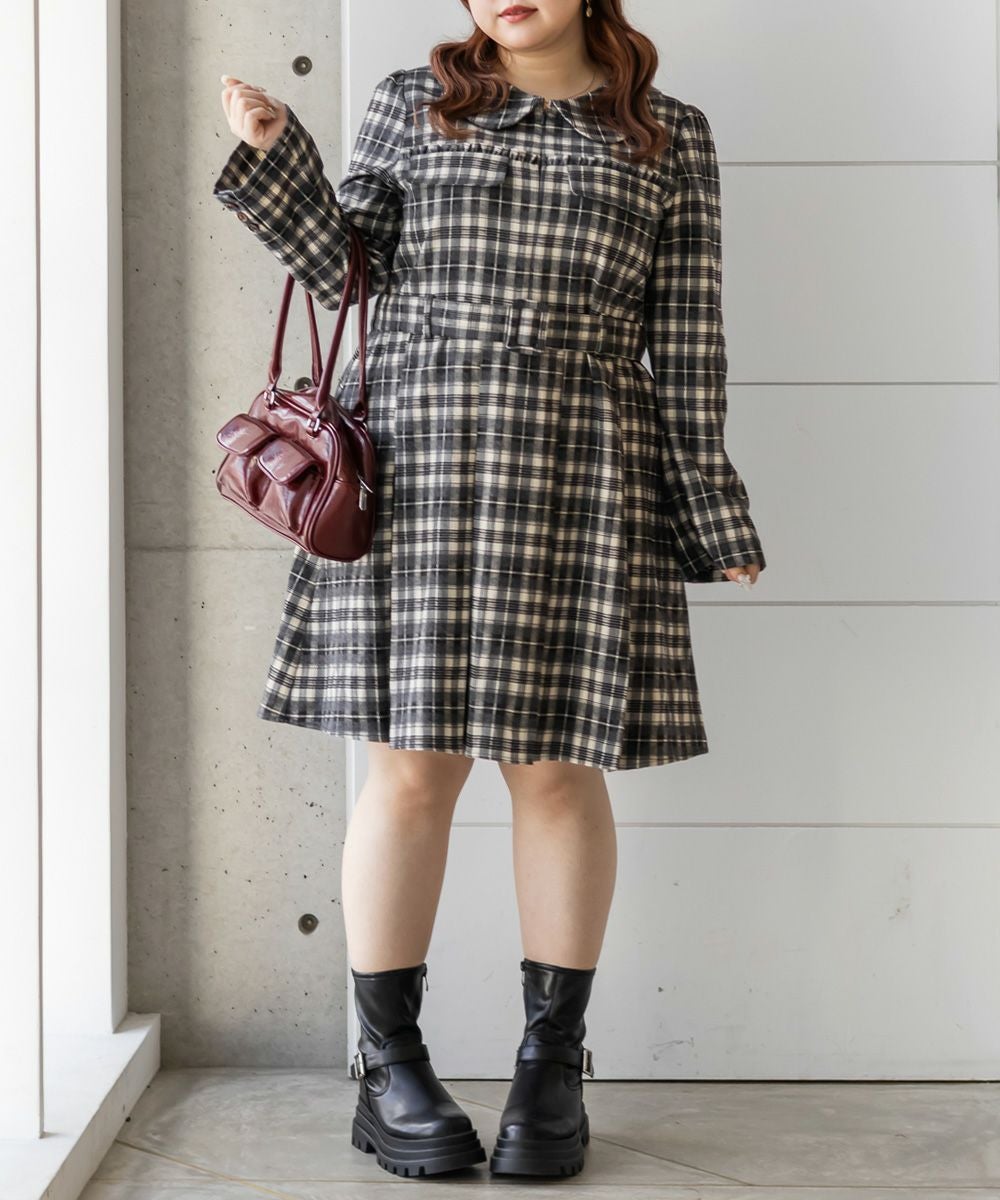 スコットクラブ　チュニックミニワンピース Ayaさん着用】コクーンニットチュニック/ミニワンピース