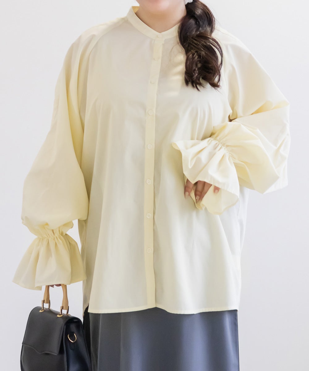 machatt ピンタックボリュームブラウス　ベージュ machatt ピンタックボリュームブラウス ベージュの通販 by uu✳︎ shop