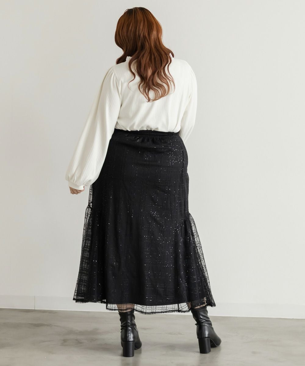 ANDREA&Co スパンコールフレアスカート　ブラック スパンコールスカート – ANDREA&Co.