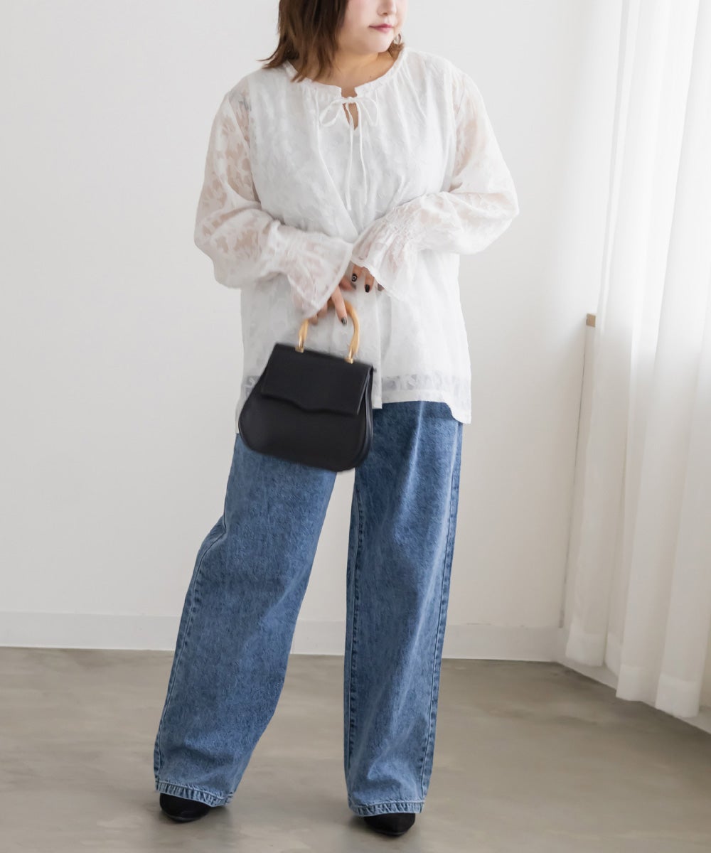 シアージャガードブラウス | 大きいサイズ レディース専門店 CLETTE