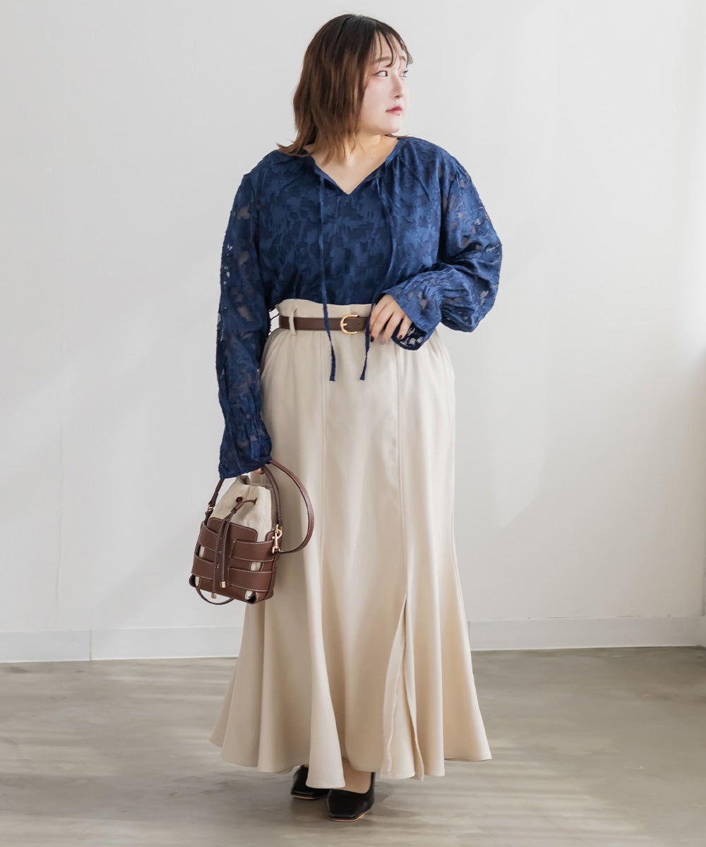 シアージャガードブラウス | 大きいサイズ レディース専門店 CLETTE