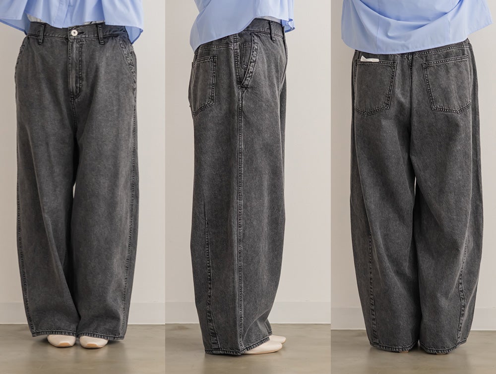 バレルレッグデニムパンツ | 大きいサイズ レディース専門店 CLETTE