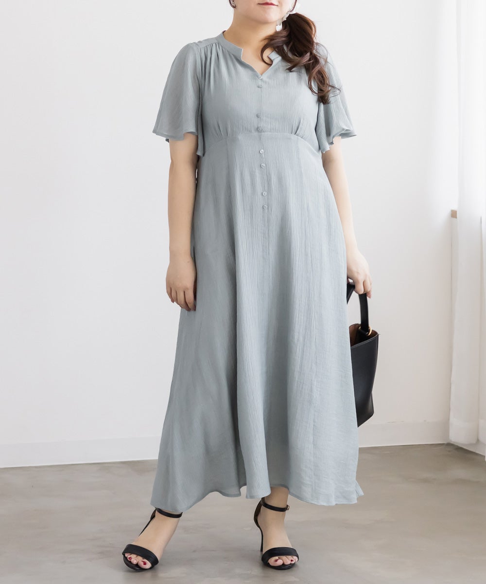 ENFOLD 即完売のスウェット地チュニックワンピ☆38☆ライトグレー WIDE－ARM PULLOVER（300JS170－2141