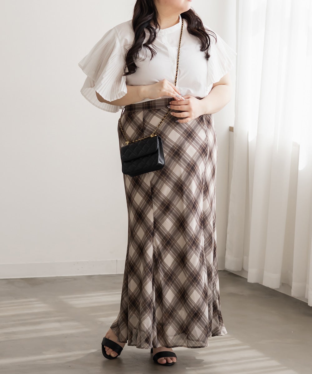 専用オブリのVネックフリルフレアブラウス アーバンリサーチ サニーレーベル URBAN RESEARCH Sonny Label Vネック