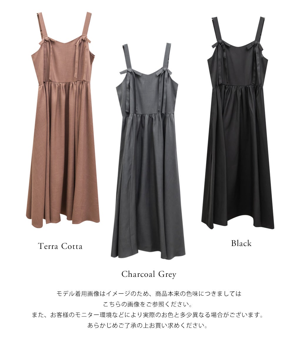 CLETTEオリジナルリボンポイントワンピース | 大きいサイズ レディース