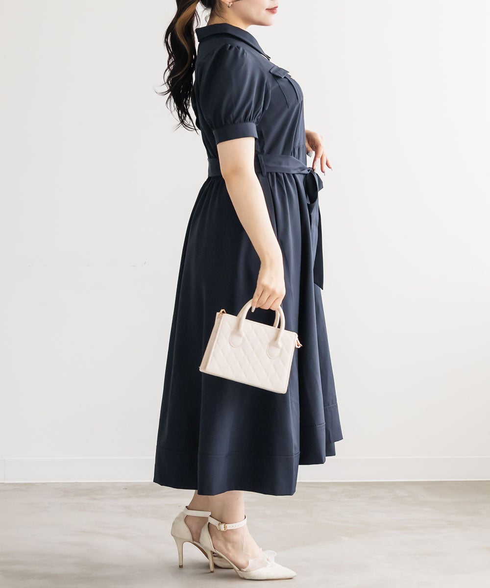 ✨️美品✨️ レディース服　ブランド物　 シャツ　ワンピース他　１５枚 まとめ売り② CLETTEオリジナルサファリポケットシャツワンピース | 大きいサイズ